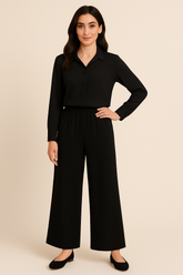 Effortless Style, Everyday Comfort ✨ | Wide Leg Straight Trouser – Har Look Ke Liye Perfect!”