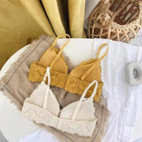 Soft Padded Mesh Wireless Lingerie Set