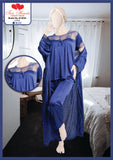 New Arrival Three Piece Soft Silk Night Dress